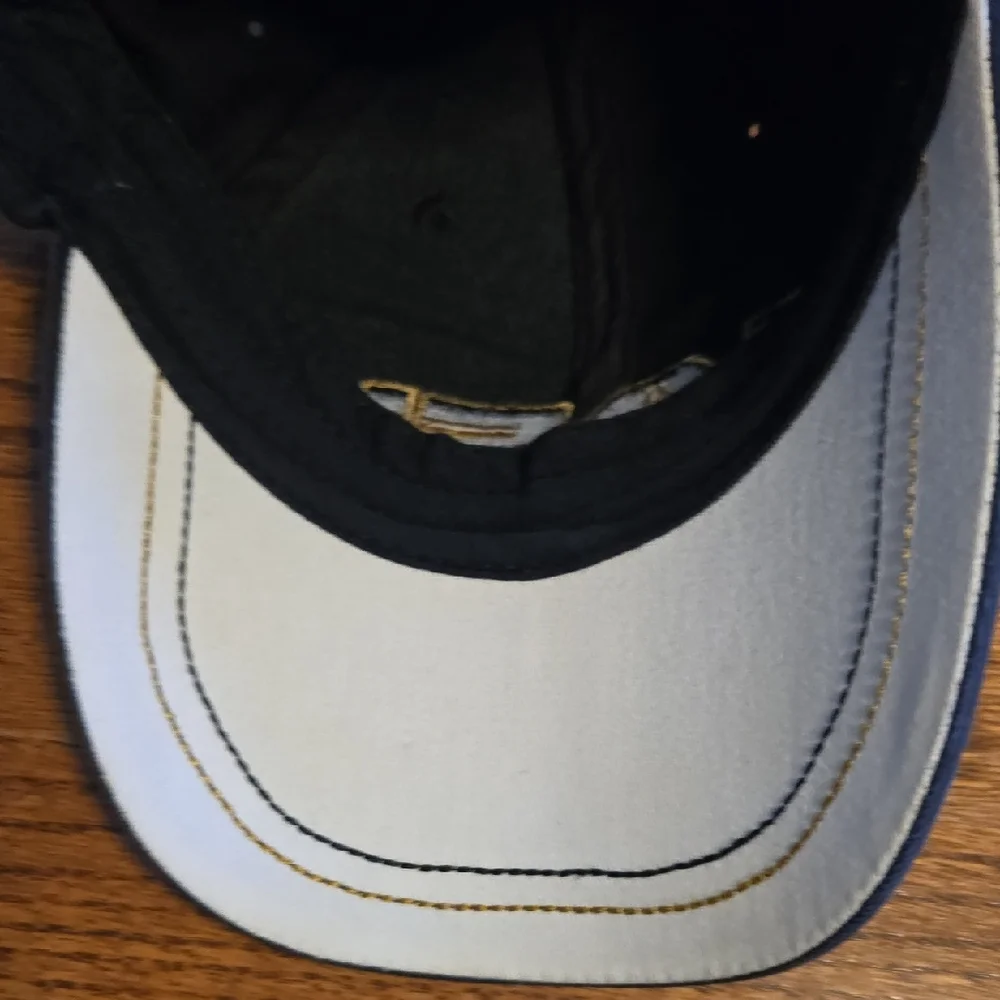 Mack Trucking Co Logo Black and Gold Cotton Adjustable Snap Back Cap - Picture 9 of 10